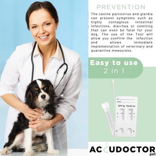 Vue 2 de Test Accudoctor Test Giardia