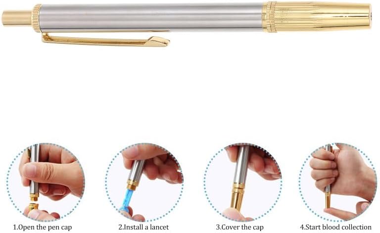 Vue 6 de Stylo Lancette De Sang