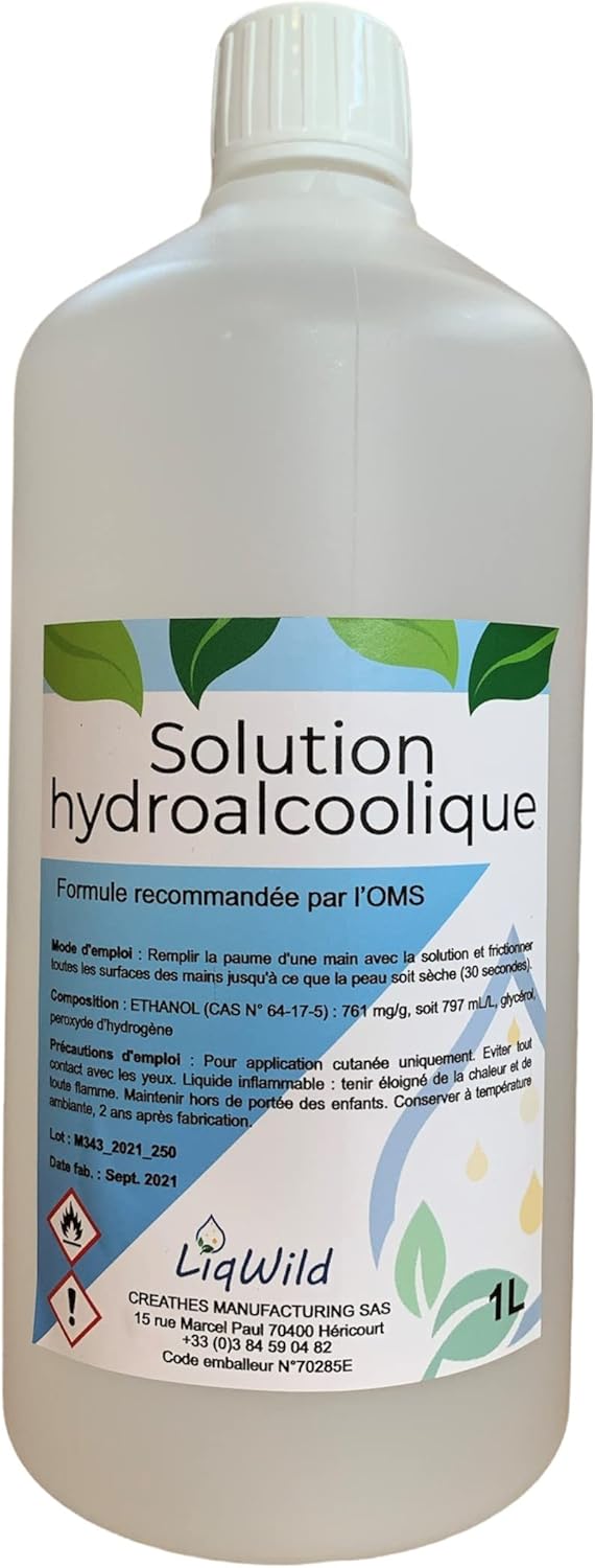 Liqwild Solution Hydroalcoolique Pour