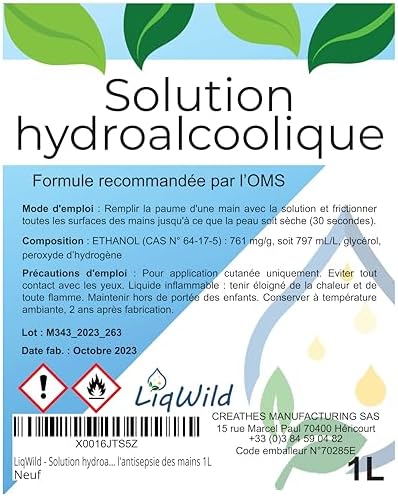 Vue 2 de Liqwild Solution Hydroalcoolique Pour