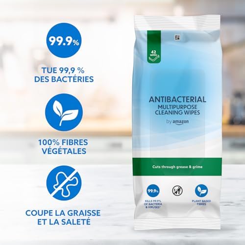 Vue 4 de By Amazon Lingettes Nettoyantes