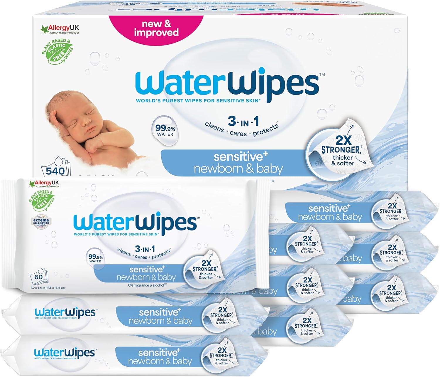 Waterwipes Sensitive Newborn Baby