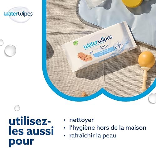 Vue 6 de Waterwipes Sensitive Newborn Baby