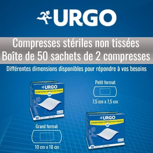 Vue 3 de Urgo Compresses Steriles Non