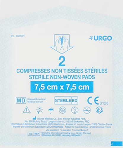 Vue 6 de Urgo Compresses Steriles Non