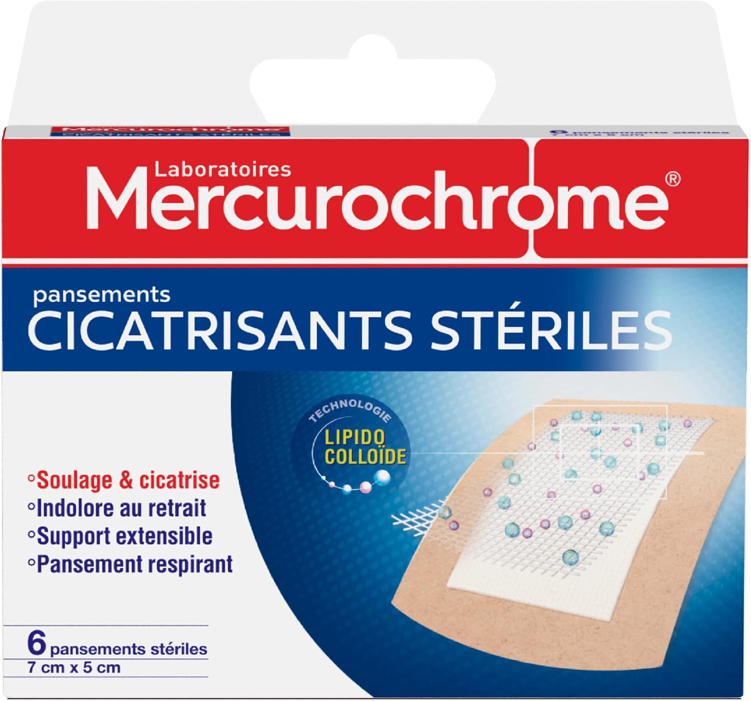 Mercurochrome Pansements Cicatrisants Steriles
