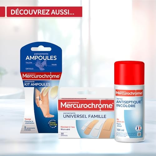 Vue 4 de Mercurochrome Pansements Cicatrisants Steriles