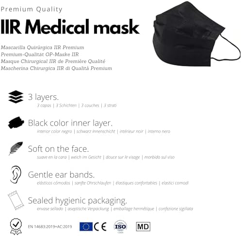 Vue 2 de Pcs Masque Chirurgical Iir