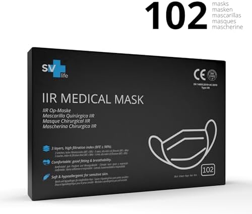 Vue 4 de Pcs Masque Chirurgical Iir