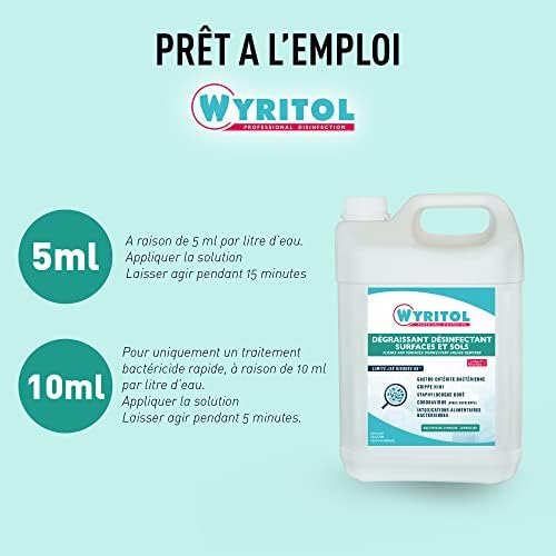 Vue 5 de Wyritol Degraissant Desinfectant Surfaces