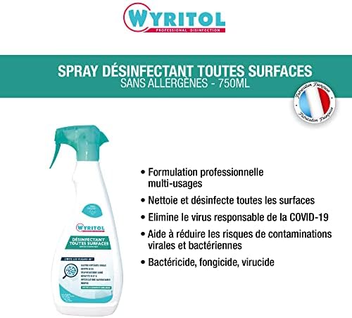 Vue 2 de Wyritol Spray Nettoyant Desinfectant