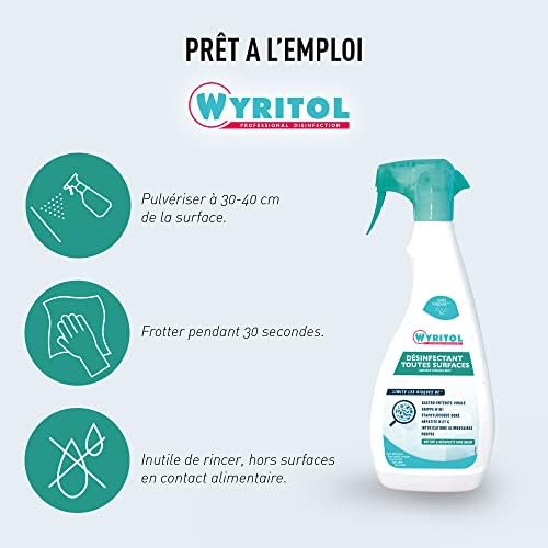 Vue 4 de Wyritol Spray Nettoyant Desinfectant