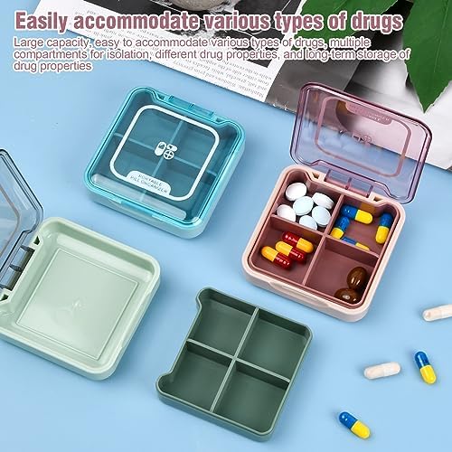 Vue 4 de Wisebom Pilulier Portable Boites
