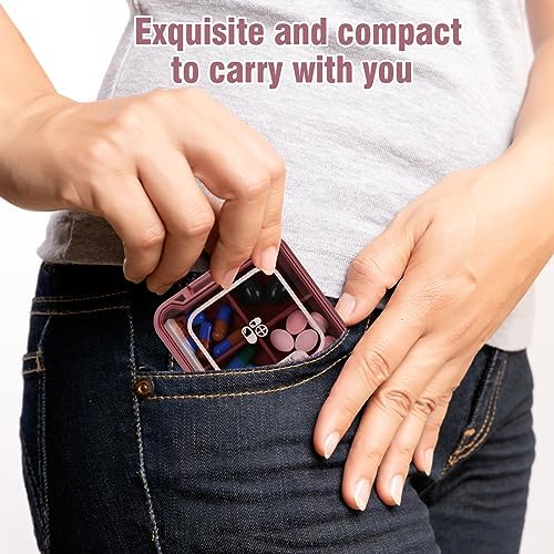 Vue 6 de Wisebom Pilulier Portable Boites