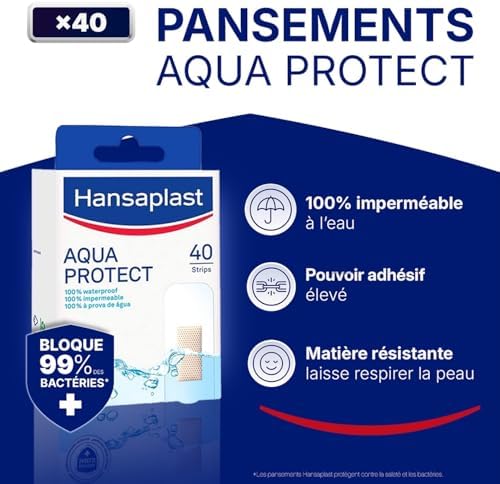 Vue 2 de Hansaplast Aqua Protect Pansements