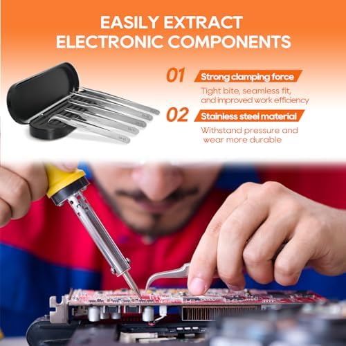 Vue 6 de Pincettes De Precision Pincettes