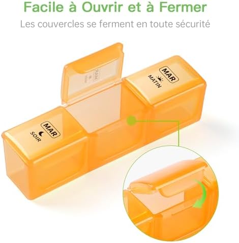 Vue 2 de Opret Pilulier Semainier Francais