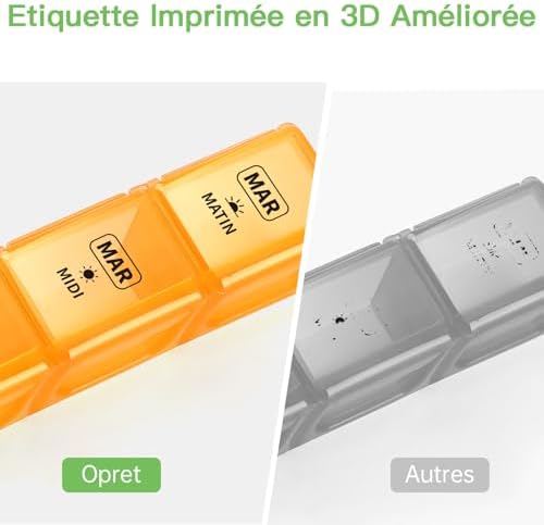 Vue 6 de Opret Pilulier Semainier Francais