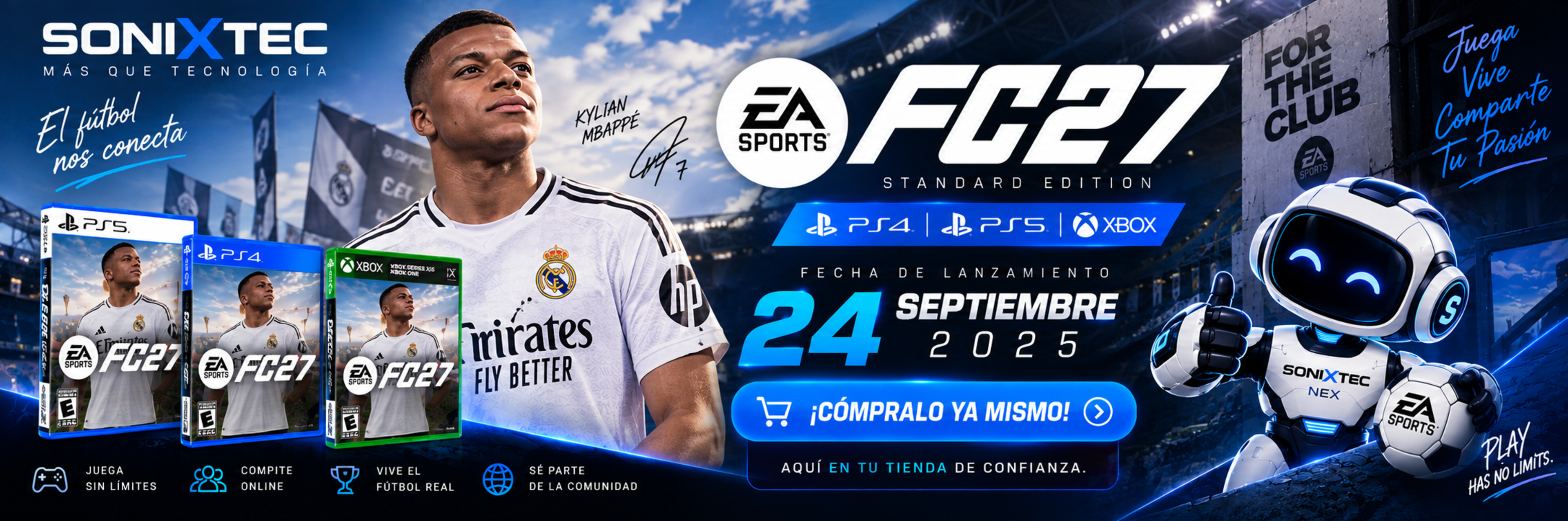 Banner promocional SONIXTEC