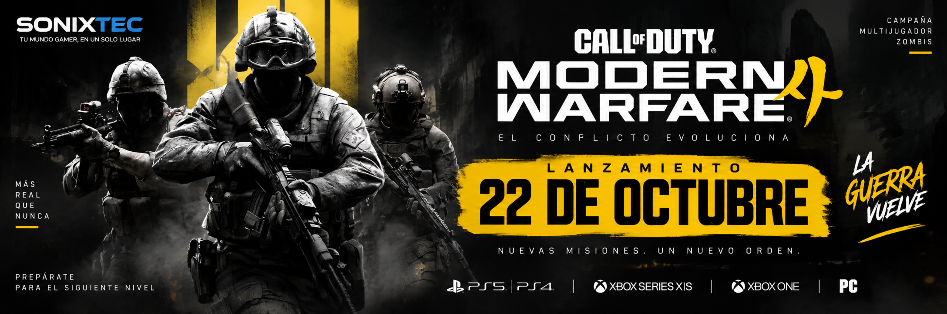 Banner promocional SONIXTEC 2