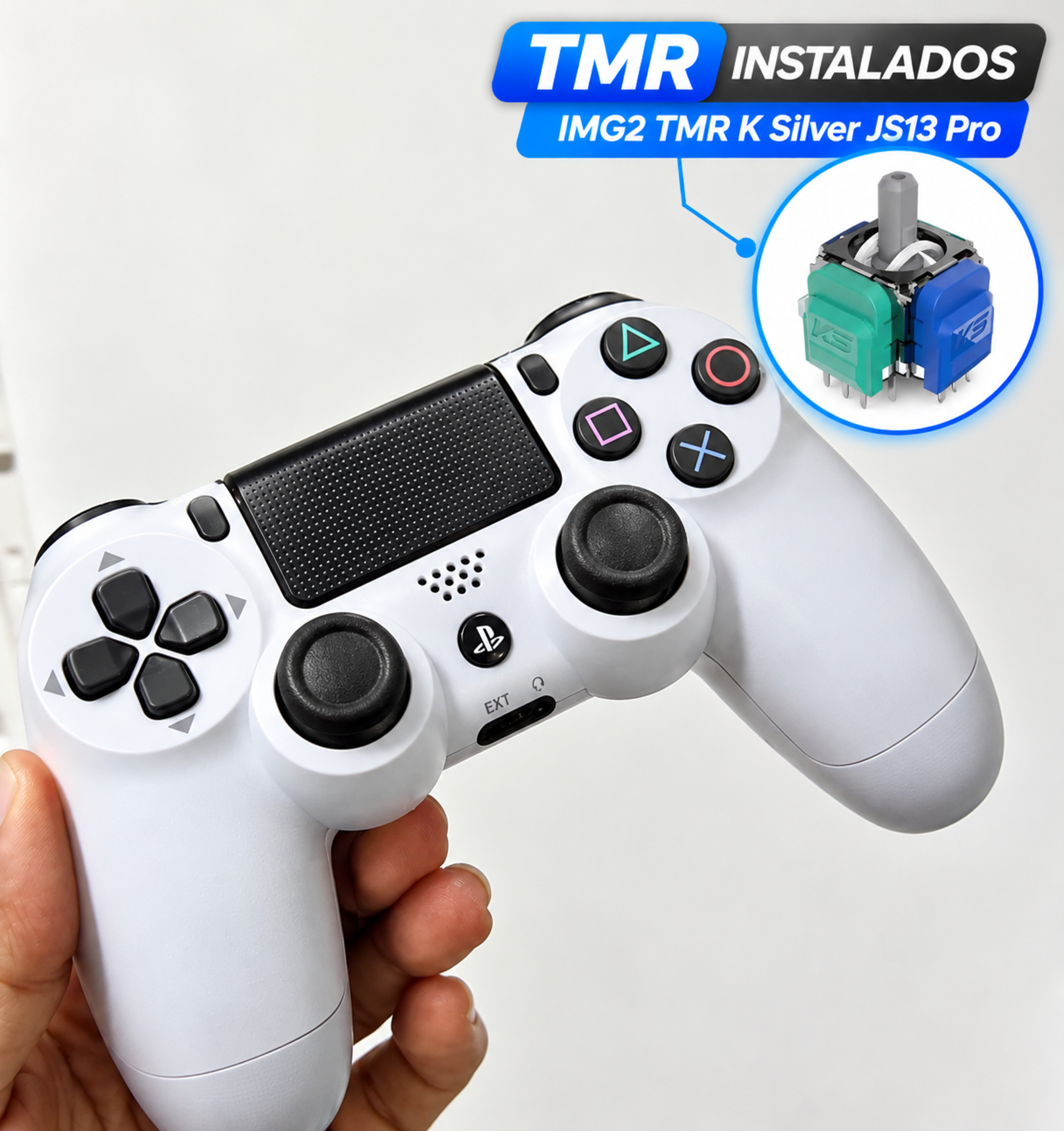 Control Original PS4 - Reacondicionado + TMR Instalado