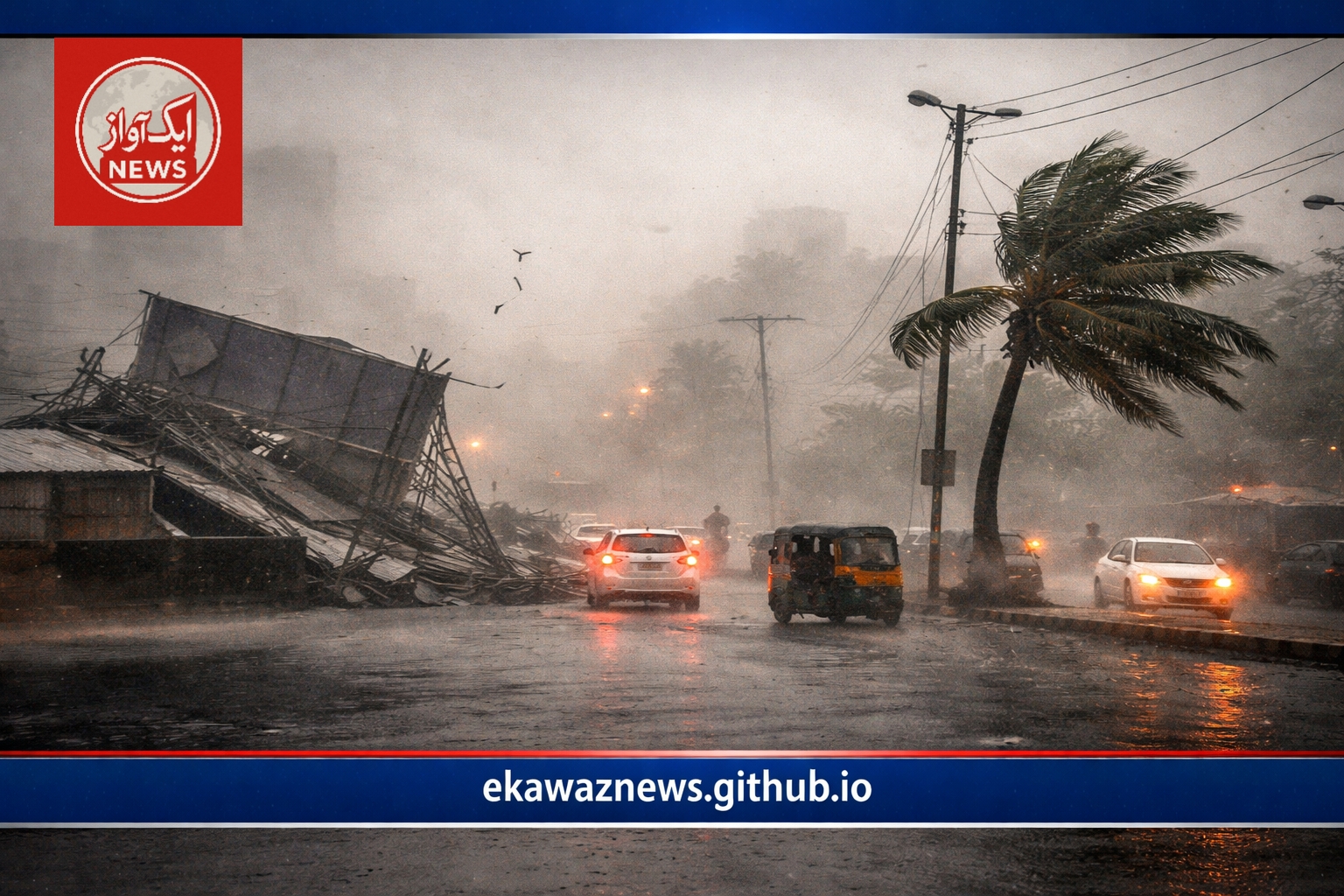 Karachi Thunderstorm 2026: Lightning, Heavy Rain & Strong Winds