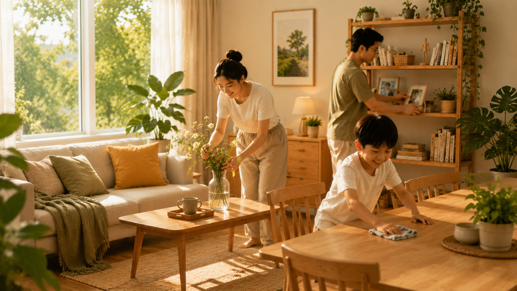 Tổ ấm: Nơi năng lượng sống được vun đắp.