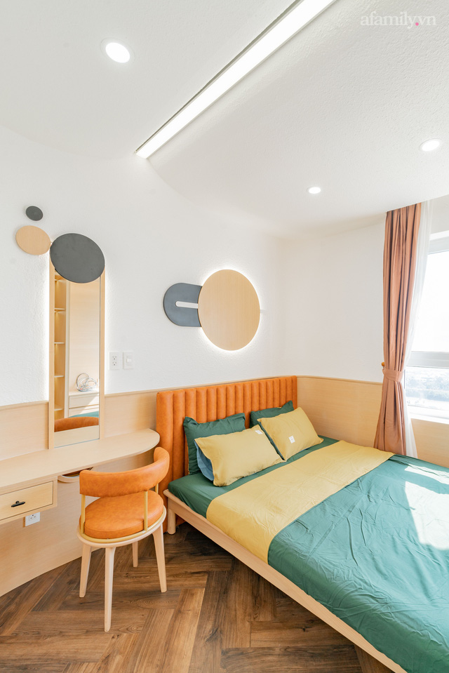 Căn hộ 92m² hiện đại ở Hà Nội với thiết kế tường bo tròn đặc biệt thu hút, gia chủ tiết lộ chi phí hết 1,5 tỷ - Ảnh 9. Căn hộ 92m² hiện đại ở Hà Nội với thiết kế tường bo tròn đặc biệt thu hút, gia chủ tiết lộ chi phí hết 1,5 tỷ - Ảnh 9.