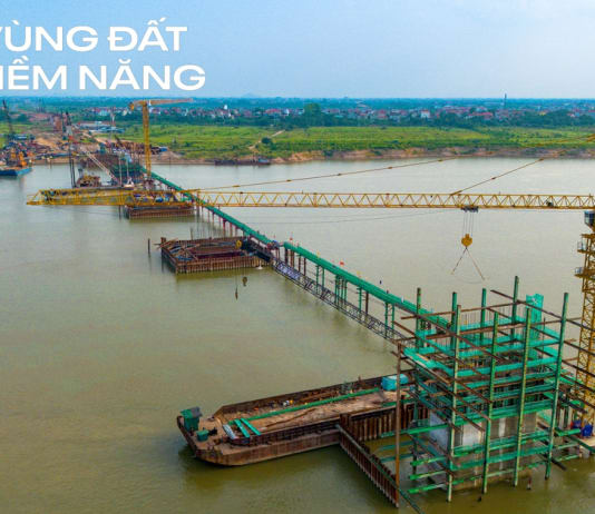 Siêu cầu 10.000 tỷ Hà Nội: Hoàn thành thần tốc, nối đại đô thị Vinhomes-Sun Group. Ngắm cầu gần 10.000 tỷ xây nhanh bậc nhất Hà Nội, dự kiến hoàn thành trong chưa đầy 2 năm, kết nối đại đô thị của Vinhomes và Sun Group