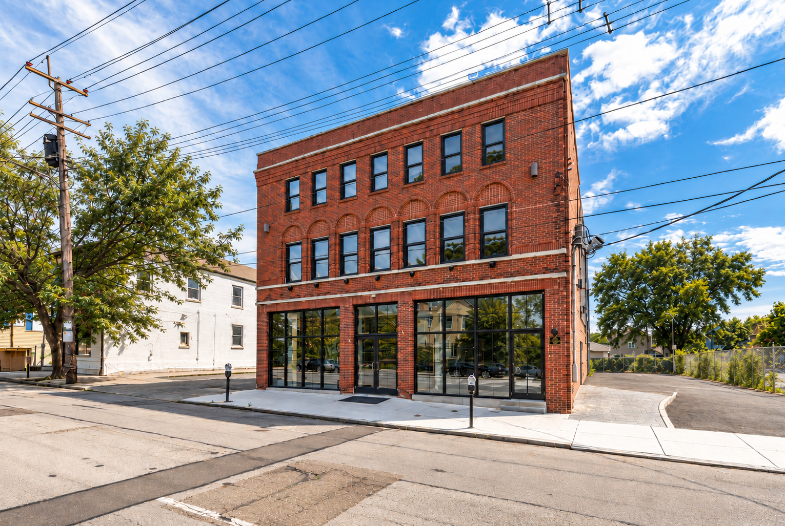 The Mannino Building restored brick apartments on Madison Road, Cincinnati