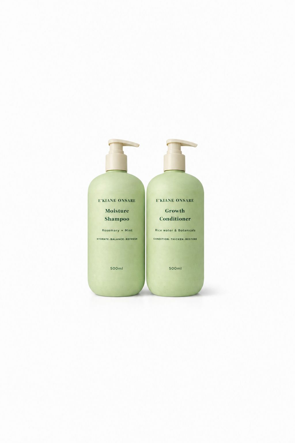 (500ml) Ekiane Onsare Shampoo and Conditioner Duo Pack