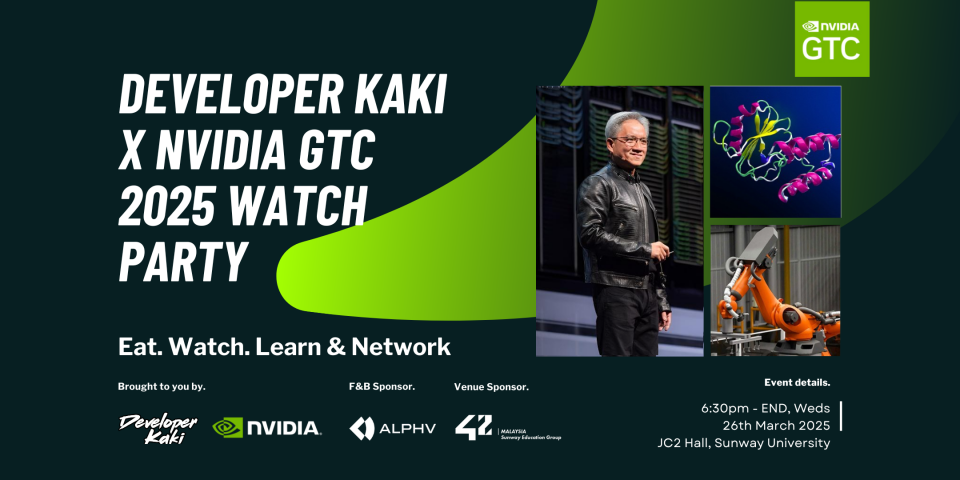 Developer Kaki x NVIDIA GTC Watch Party 2025