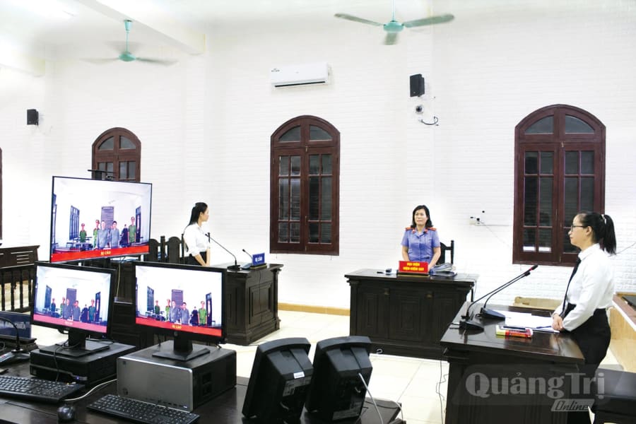 Tòa án nhân dân tỉnh Quảng Trị chủ động triển khai và nâng cao hiệu quả xét xử trực tuyến – Nguồn: TAND tỉnh