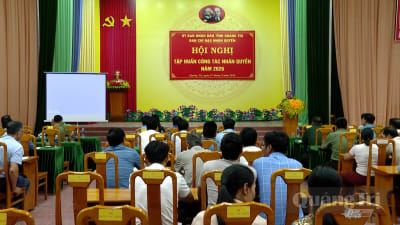 Nâng cao nhận thức về công tác nhân quyền trong tình hình mới
