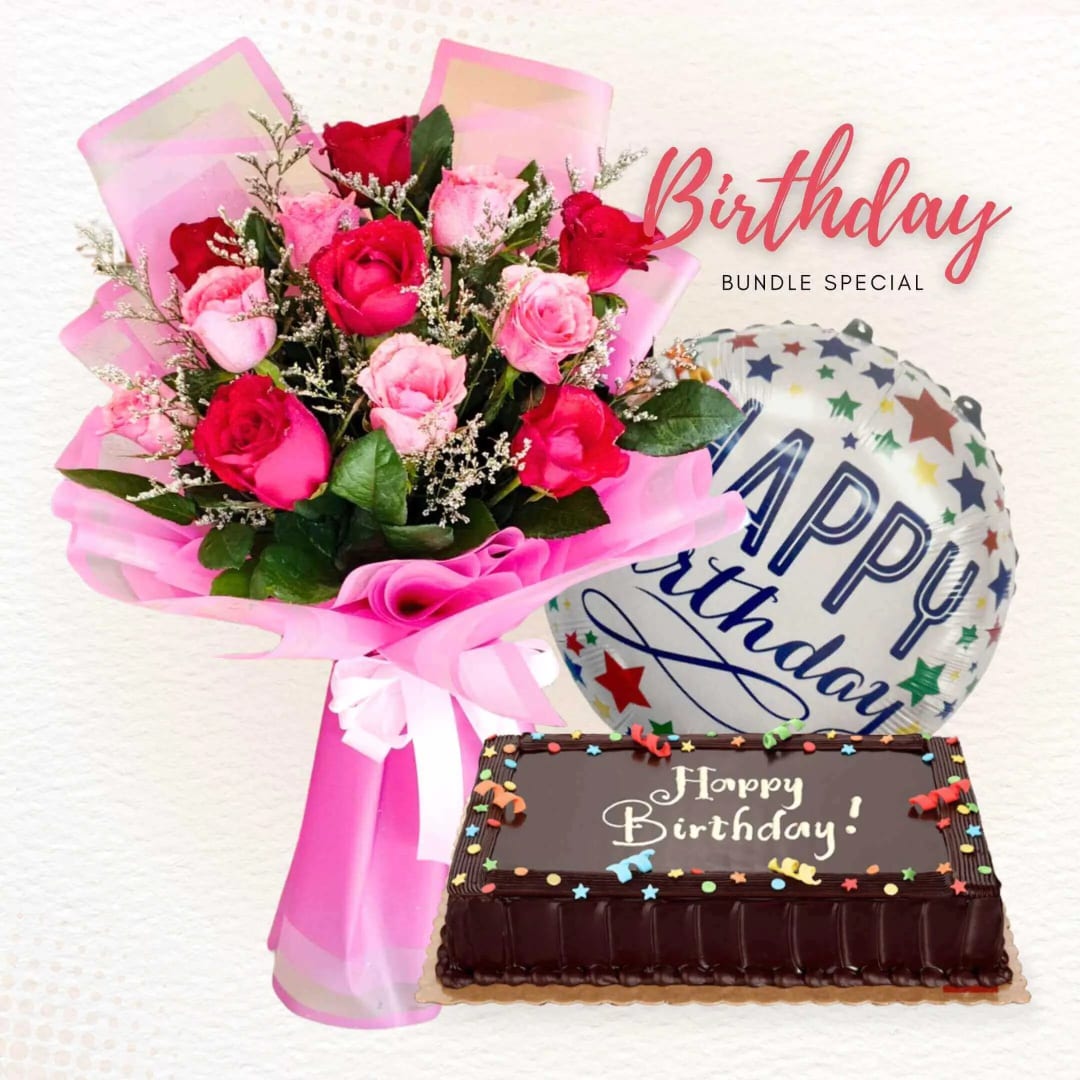 Rosy Embrace Cake Bundle - Image 1