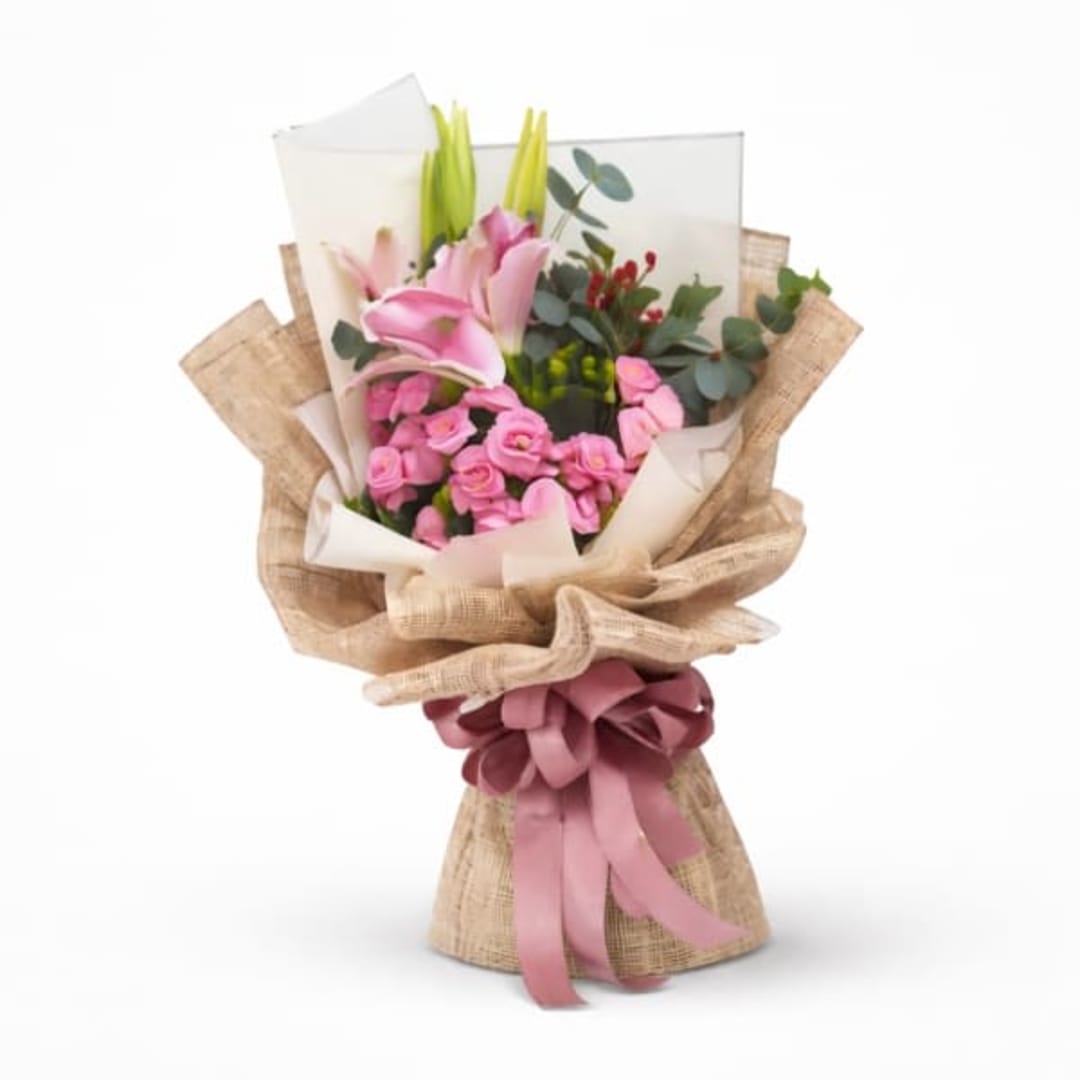 Blush Elegance Bouquet - Image 1