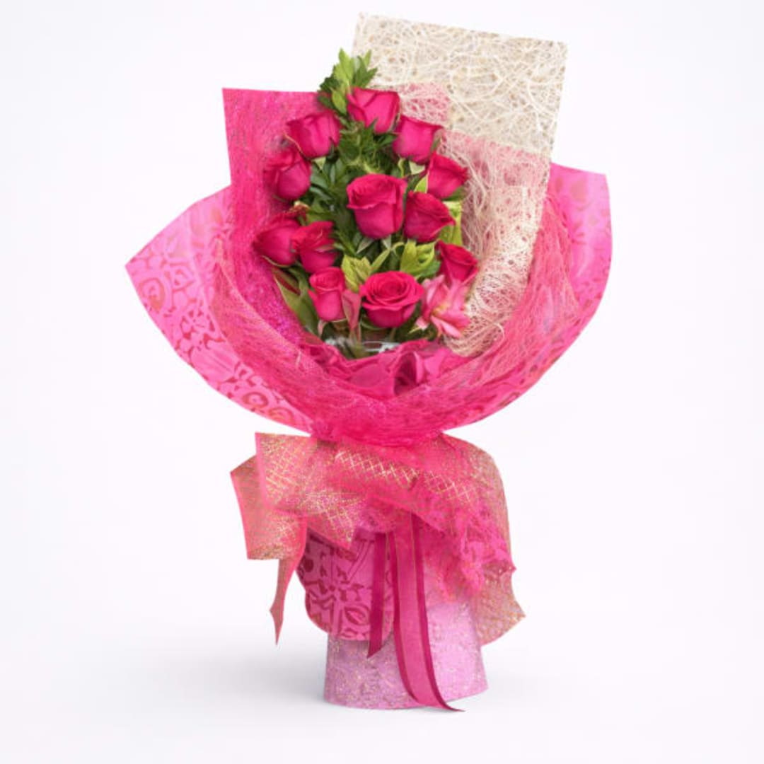 Pink Love Bouquet - Image 1
