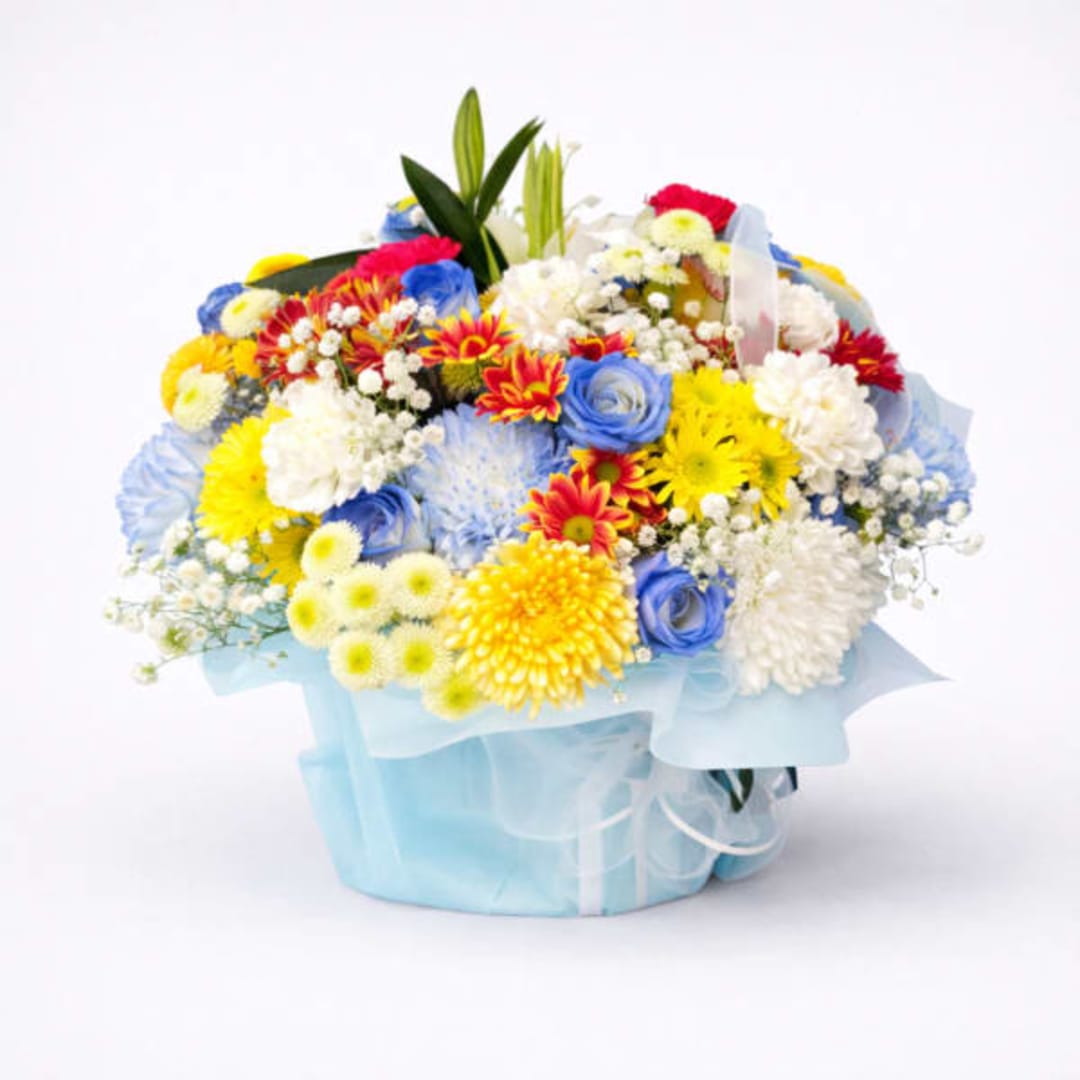Happy Petals Basket - Image 1