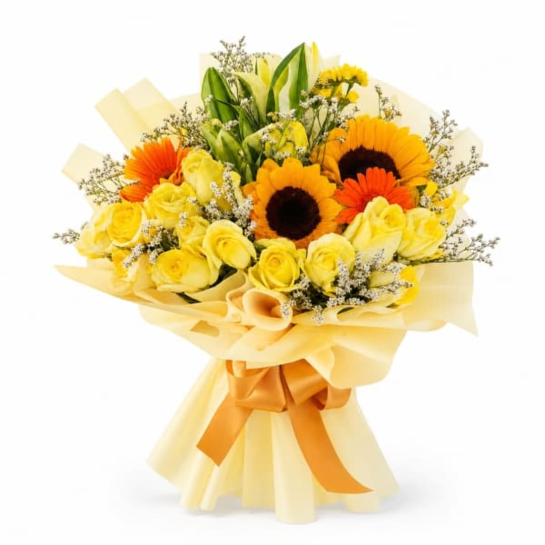 Golden Lily Bloom - Image 1