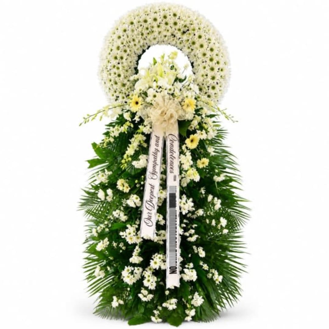 Peaceful Tribute Wreath - Image 1