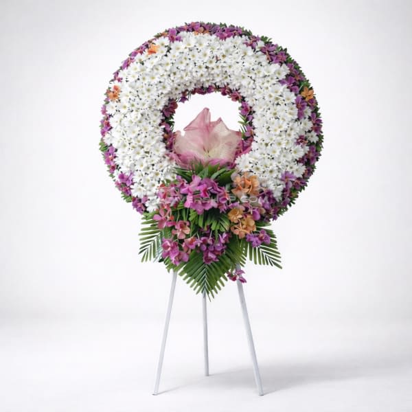 Gentle Remembrance Wreath - Image 1
