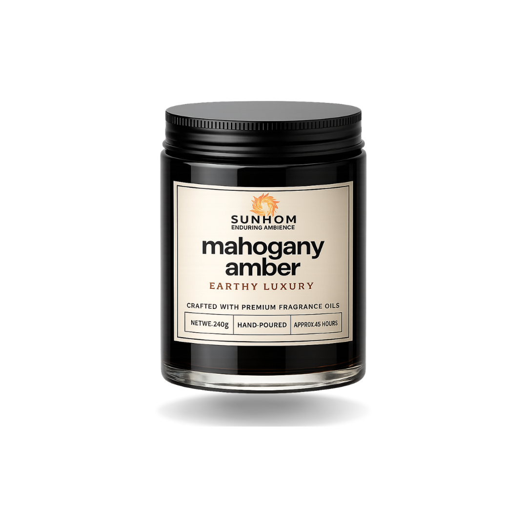 Mahogany Amber Soy Candle