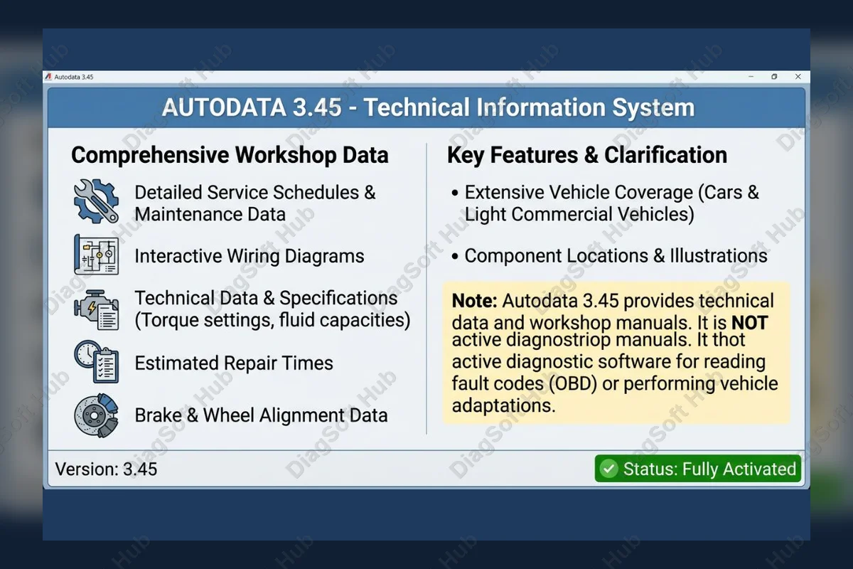 Autodata 3.45 Workshop Data - Auto Repair Manuals & Wiring Diagrams - Image 7