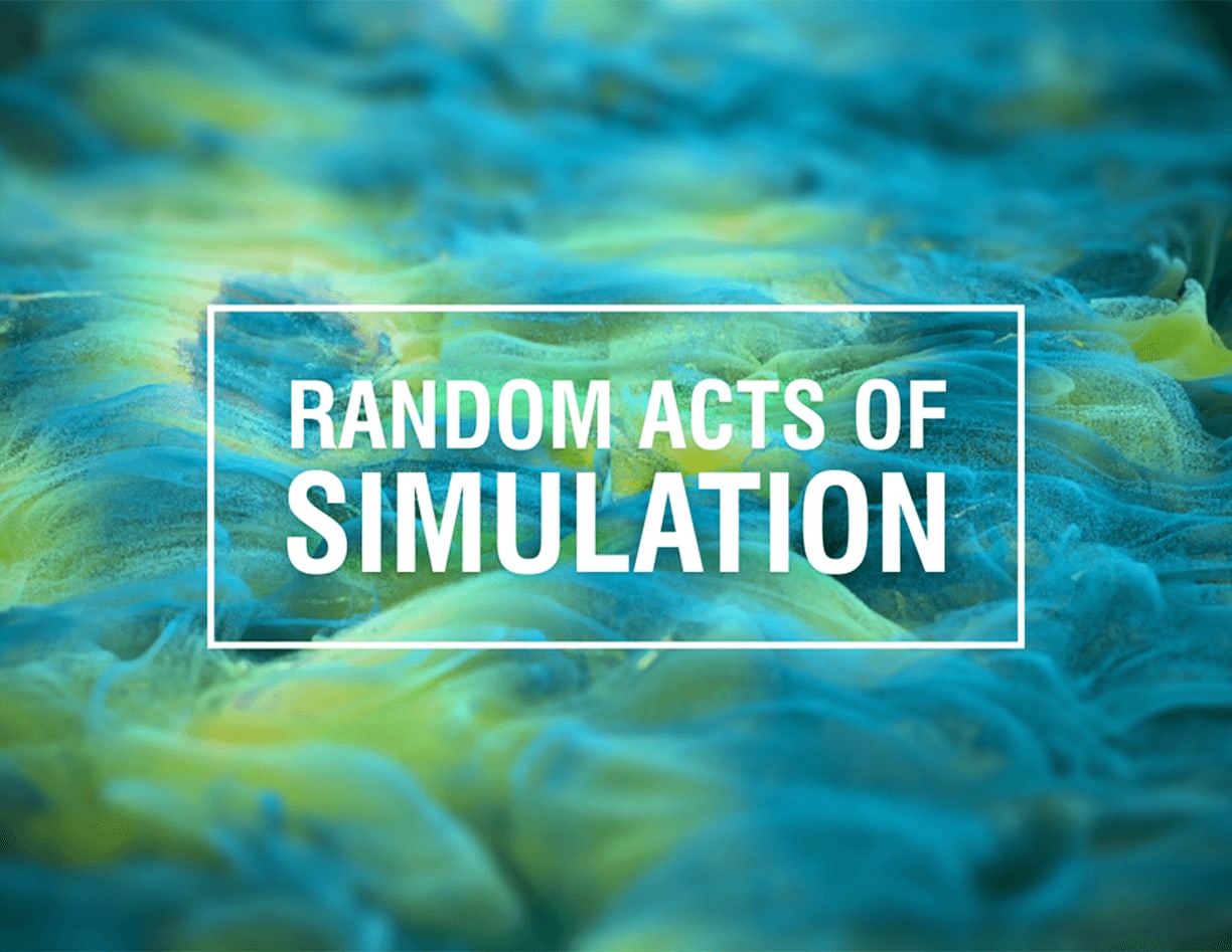 Artwork entitled Random Acts of Simulation