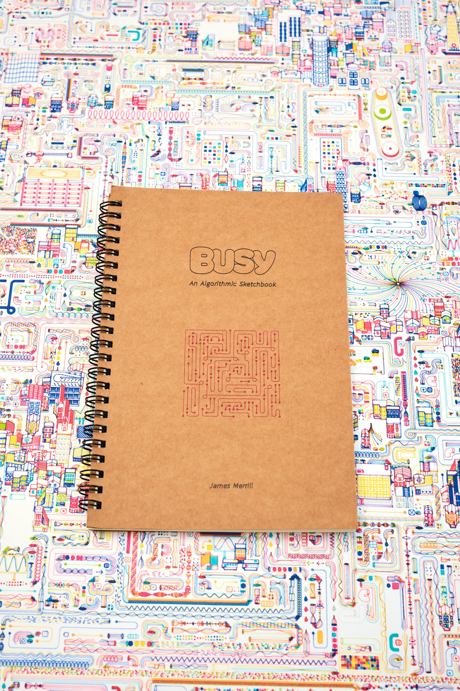 Artwork entitled Algorithmic Sketchbook: Busy
