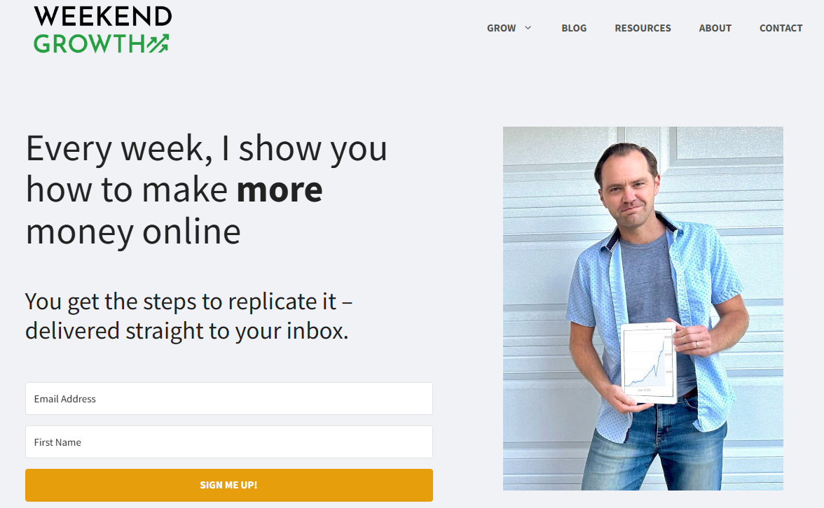 Weekendgrowth Website