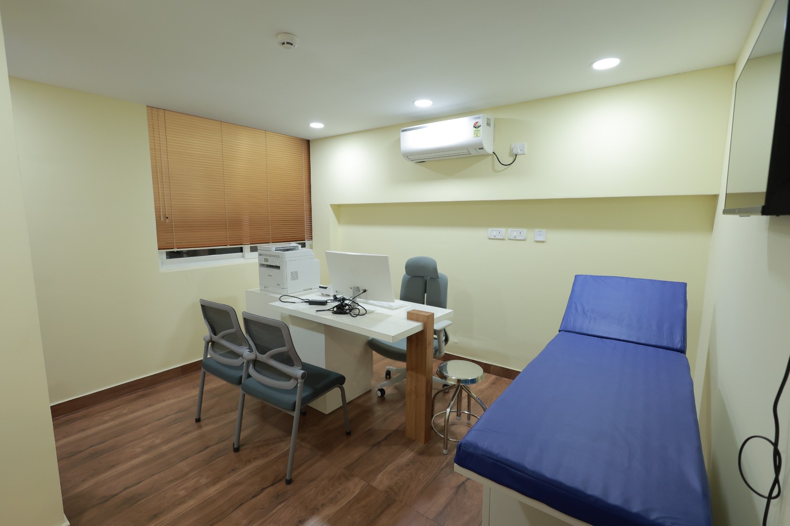 Clinical room at RVR Super Speciality Centre Mangalore