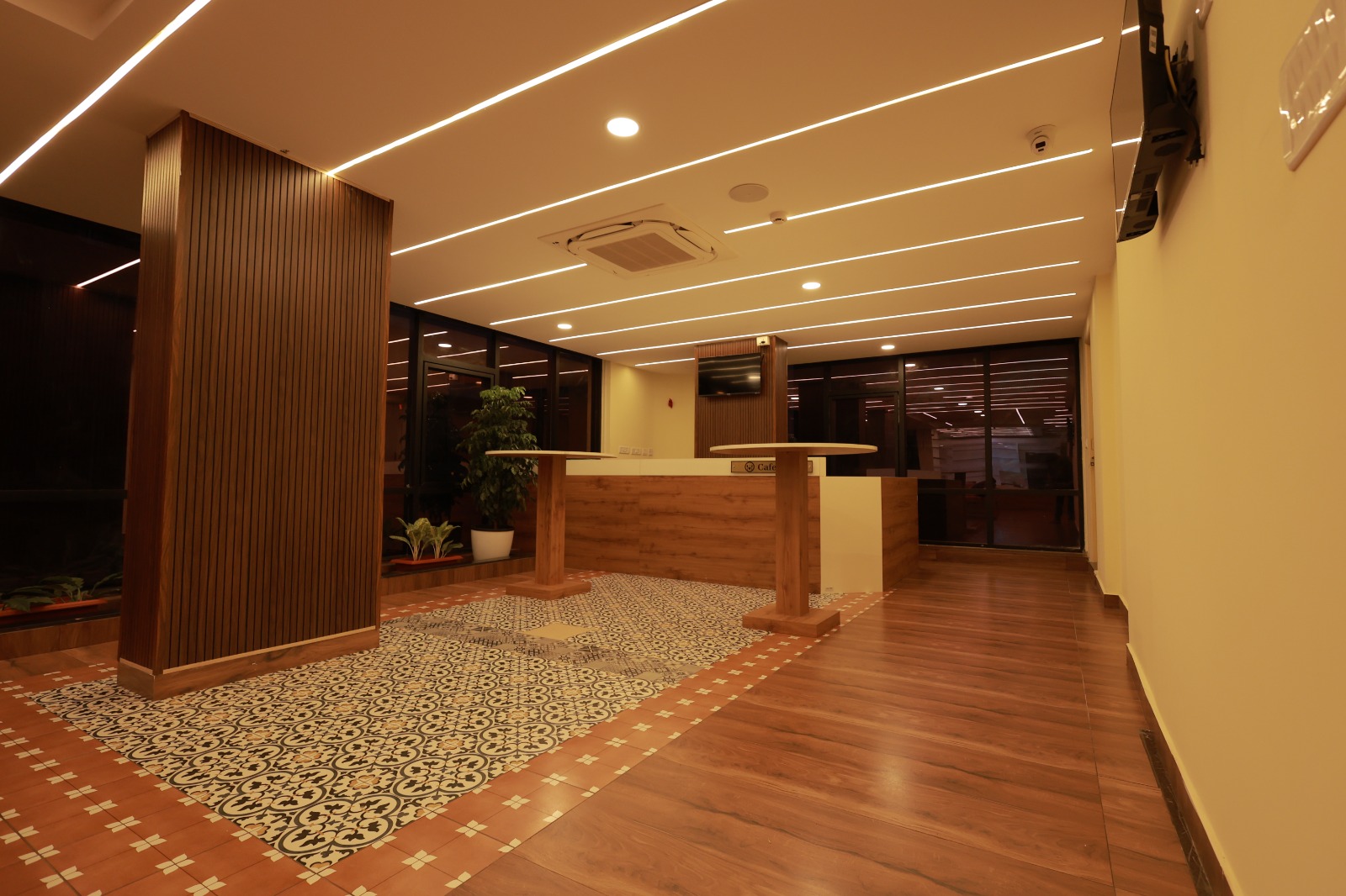 Clinical corridor at RVR Super Speciality Centre Mangalore