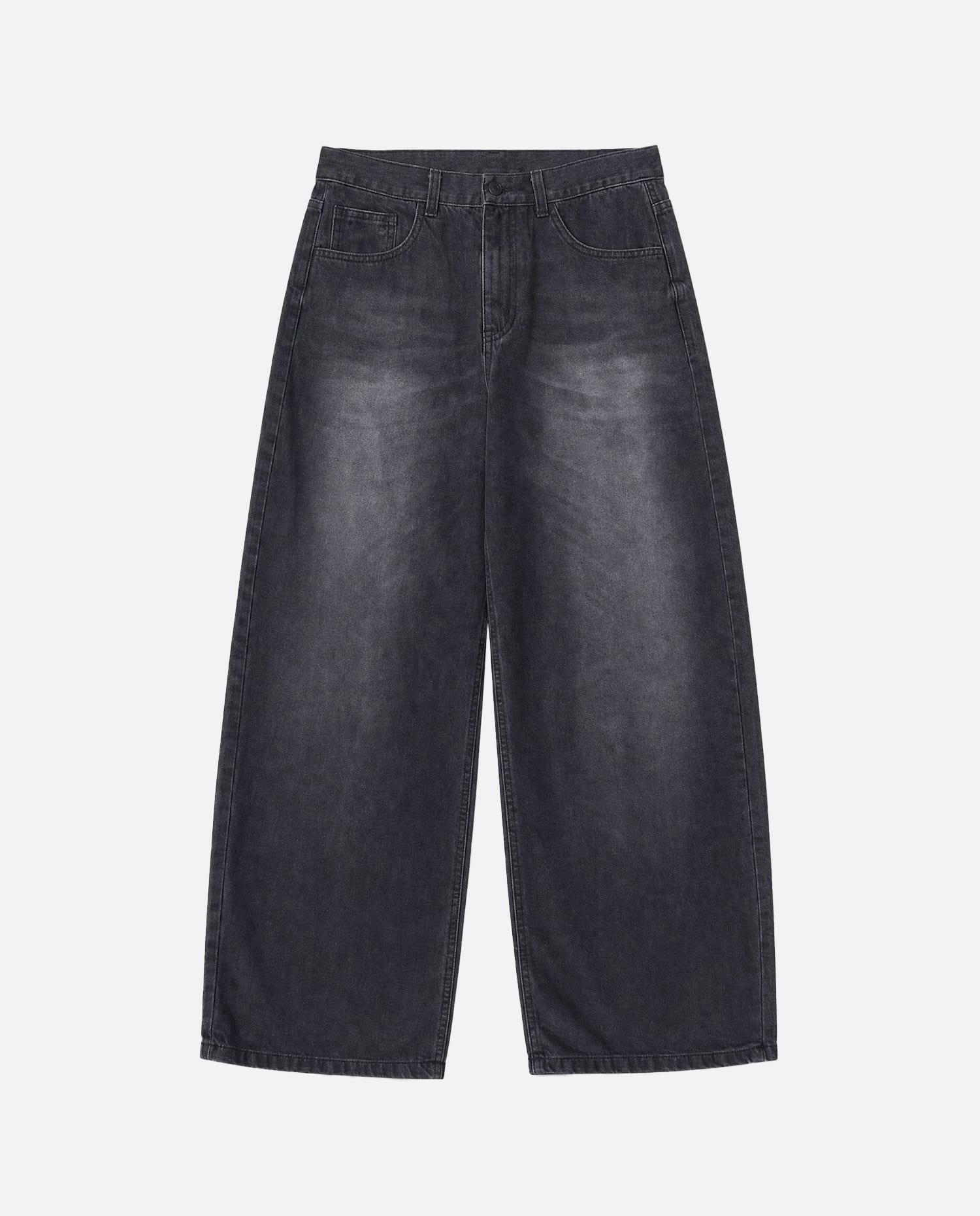 DENIM BAGGY  [J4] - WASHED BLACK