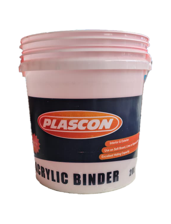 Plascon Acrylic BINDER WHITE 4Ltr x 1pc